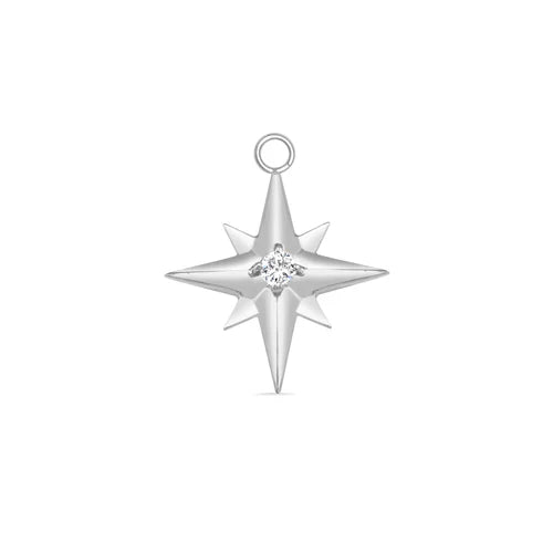 Accented Shining Star with Gem Charm from Norvoch