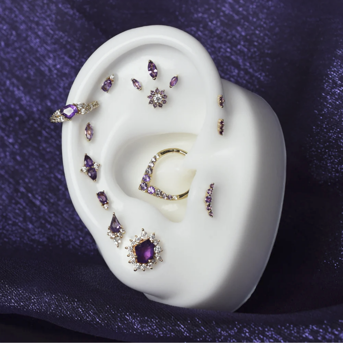 Afterglow with Amethyst and CZ From Buddha