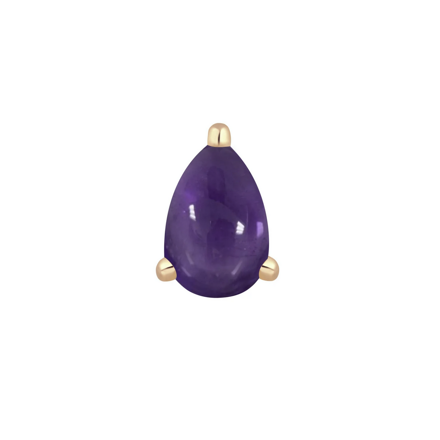 Amethyst Prong Pear From Buddha