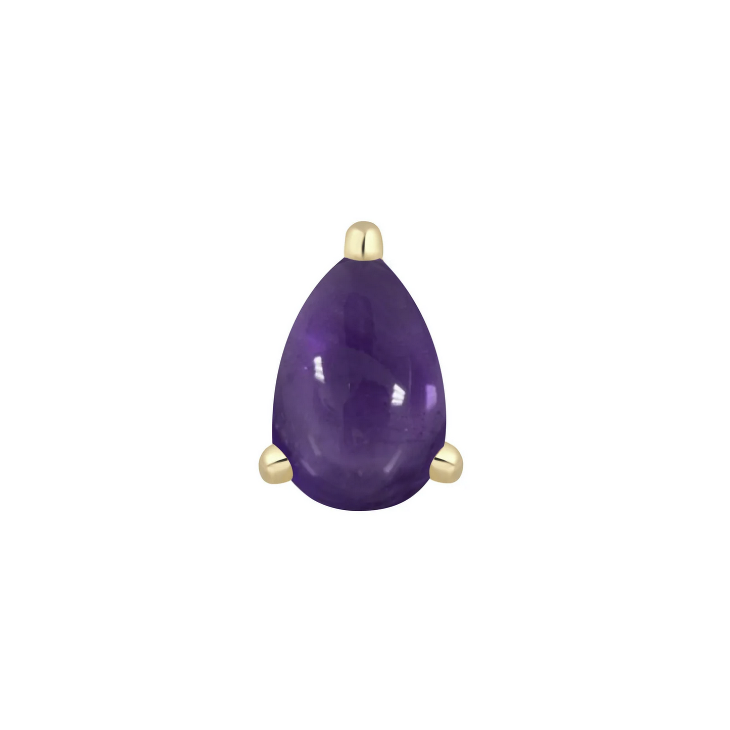 Amethyst Prong Pear From Buddha