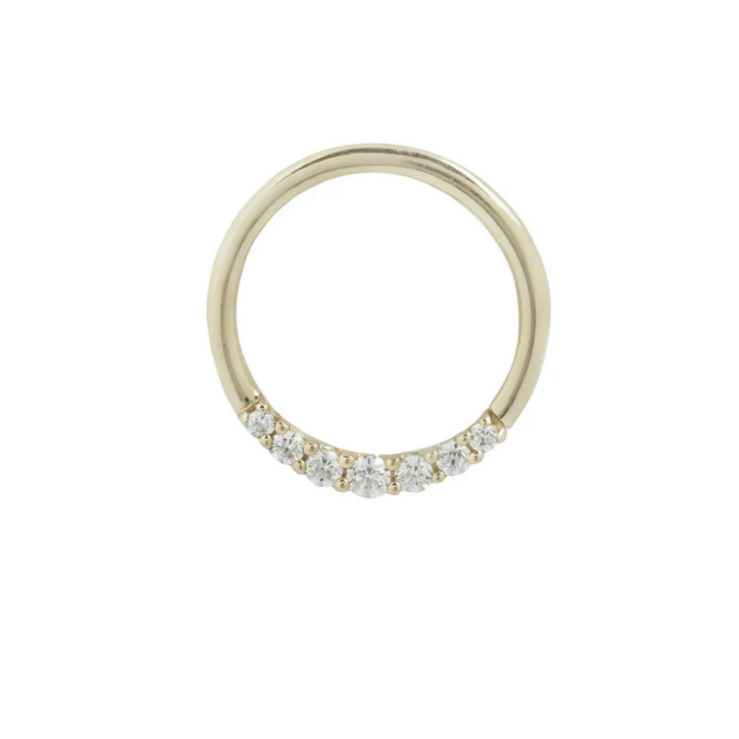 Audrey Seam Ring with CZ From Buddha