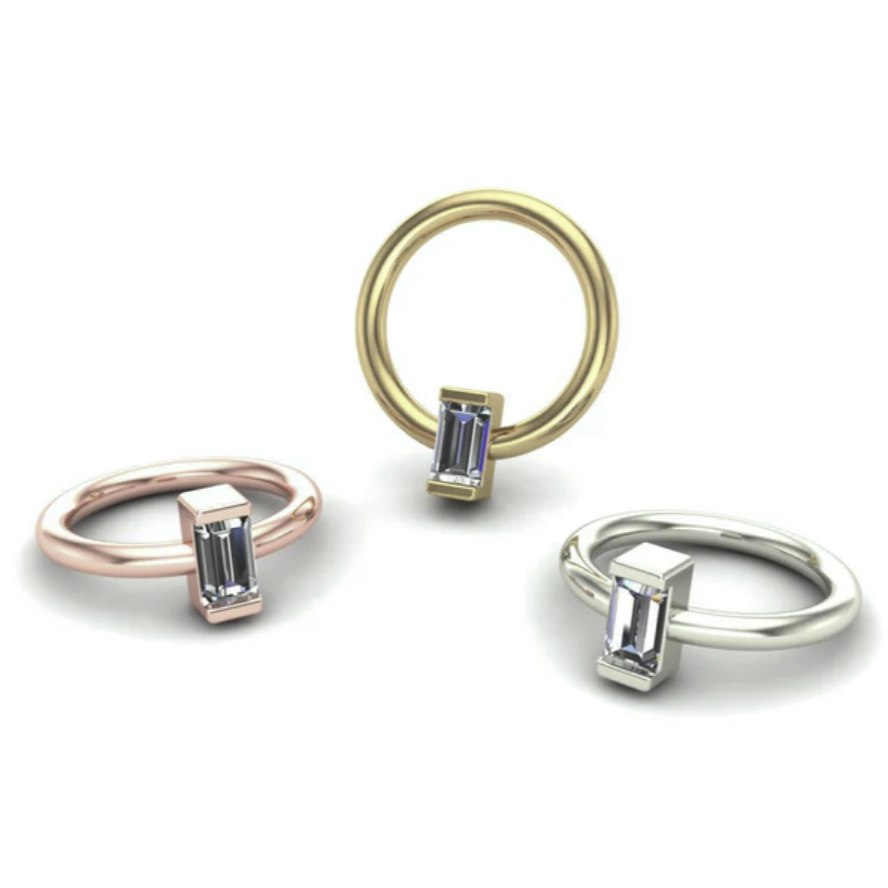 Baguette Ring from M.US.HROOM