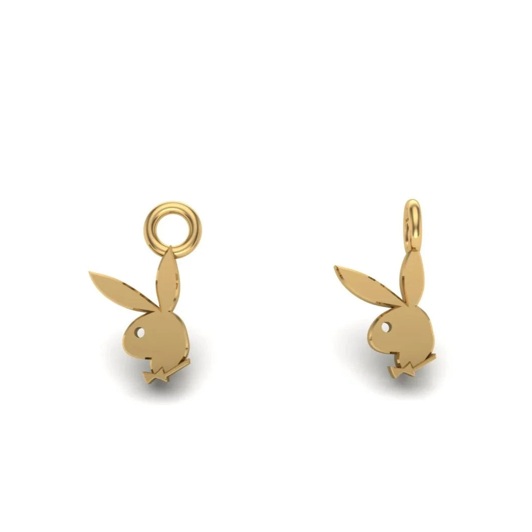 Bunny Head Charm from Mushroom