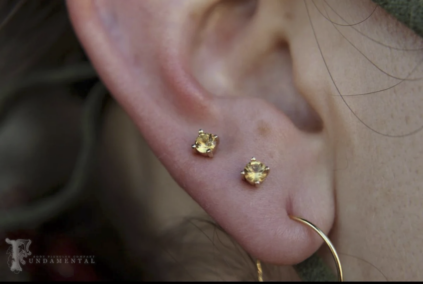 Citrine Prong From Buddha