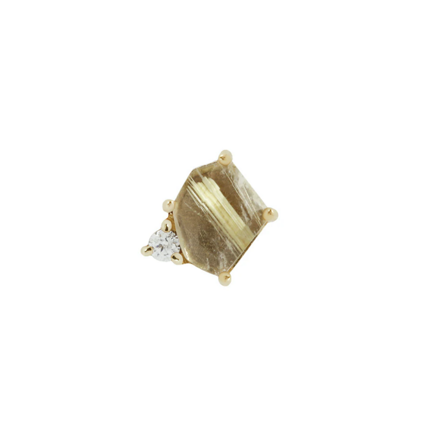 Elicit with Rutilated Quartz and CZ From Buddha