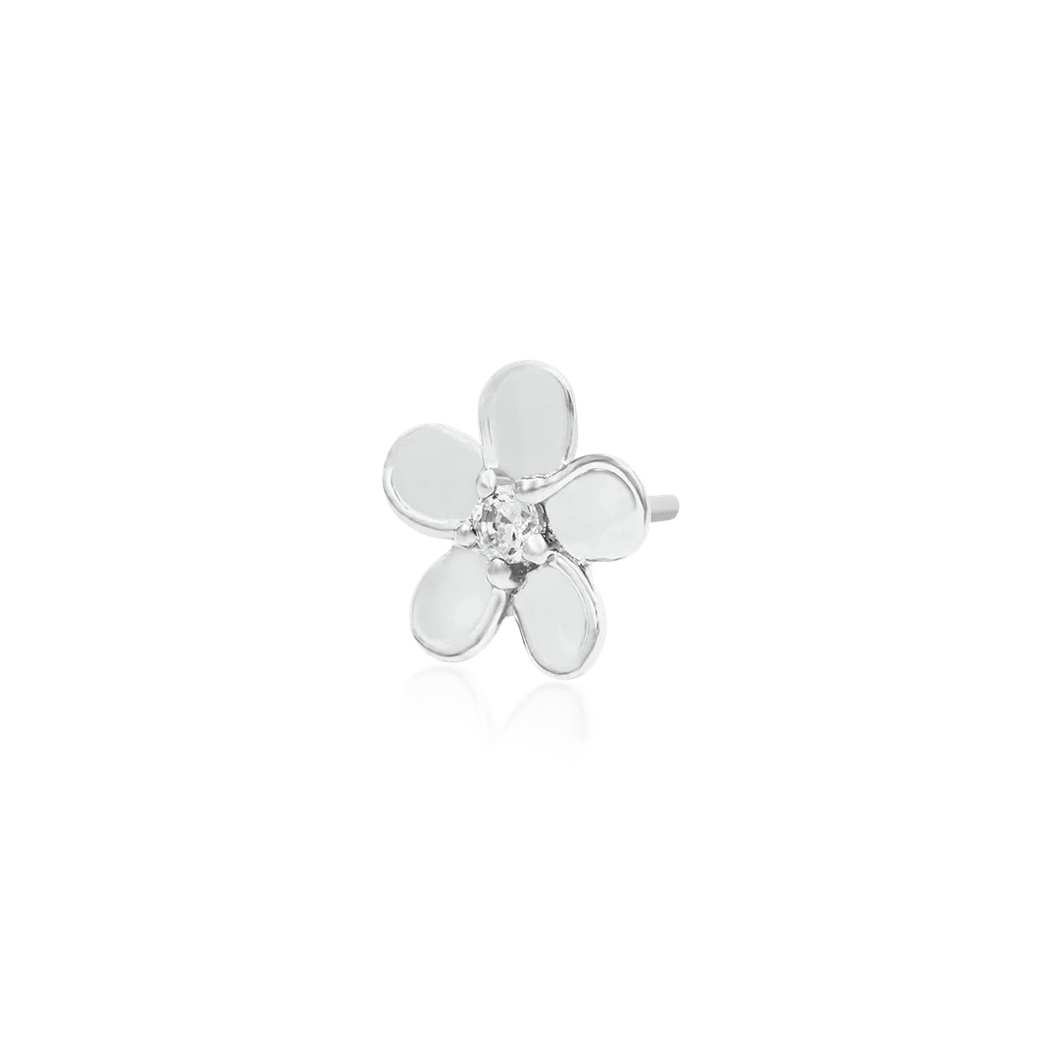 Gold CZ Flower from Junipurr