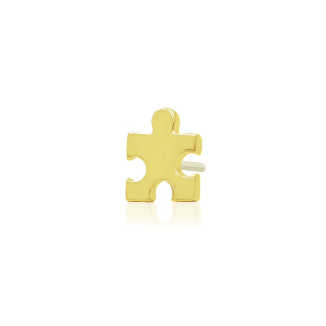 Gold Puzzle Piece from Junipurr