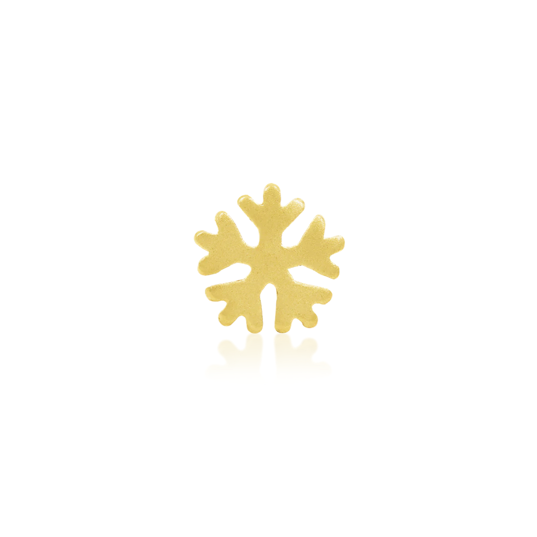 Gold Snowflake Sandblast from Junipurr