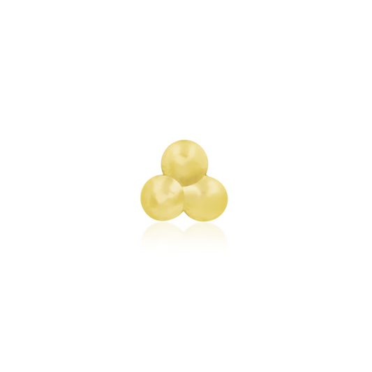 Gold Tri-Bead from Junipurr