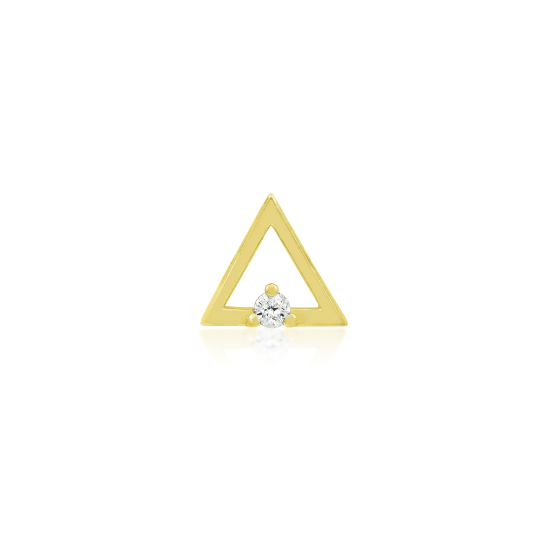 Gold Triangle with CZ from Junipurr