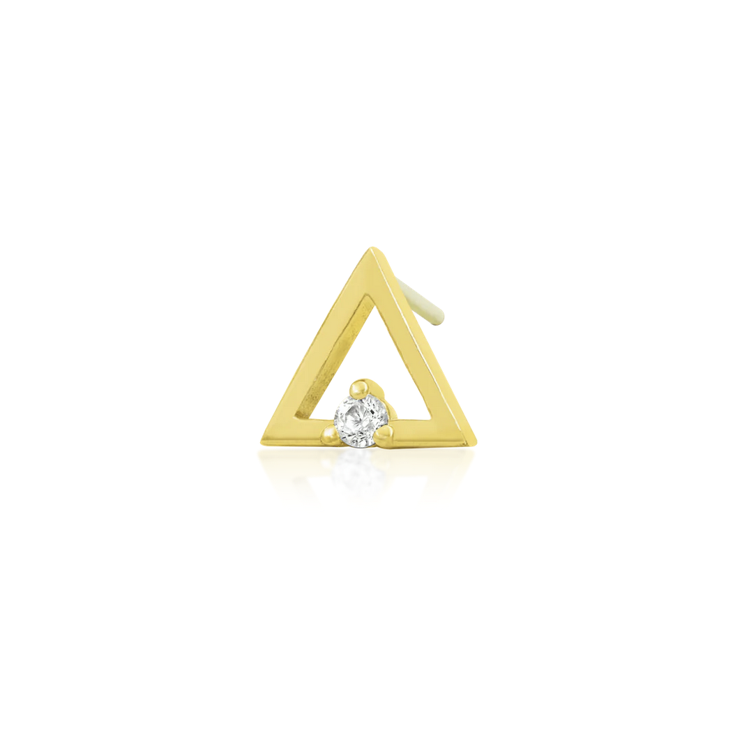 Gold Triangle with CZ from Junipurr