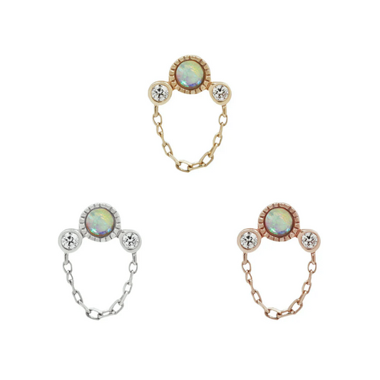 Halston Opal with CZ From Buddha