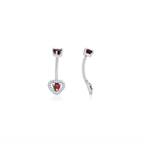 Heart Beauty Curved Barbell from Norvoch