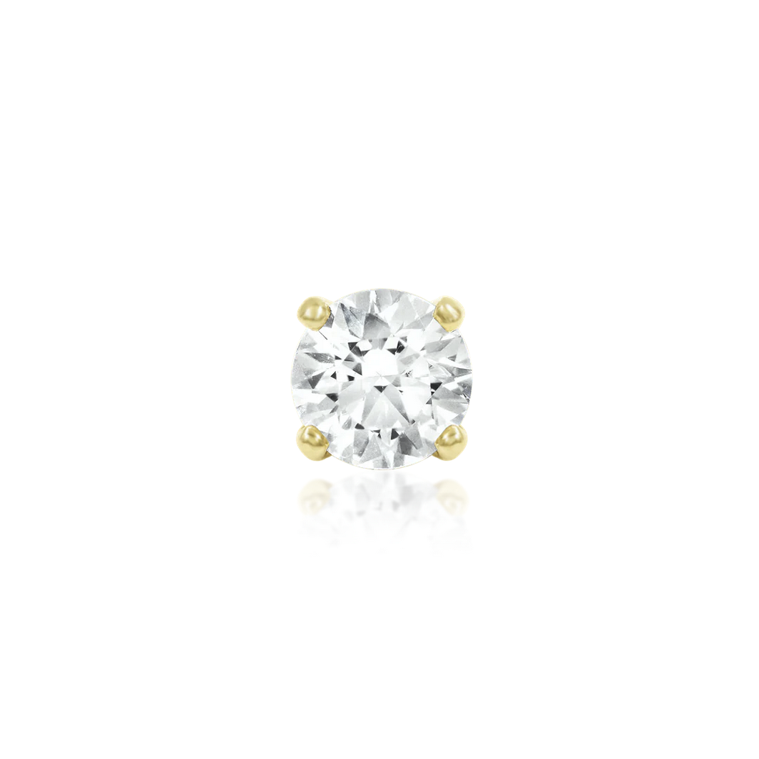 Higher Profile Prong Set CZ from Junipurr