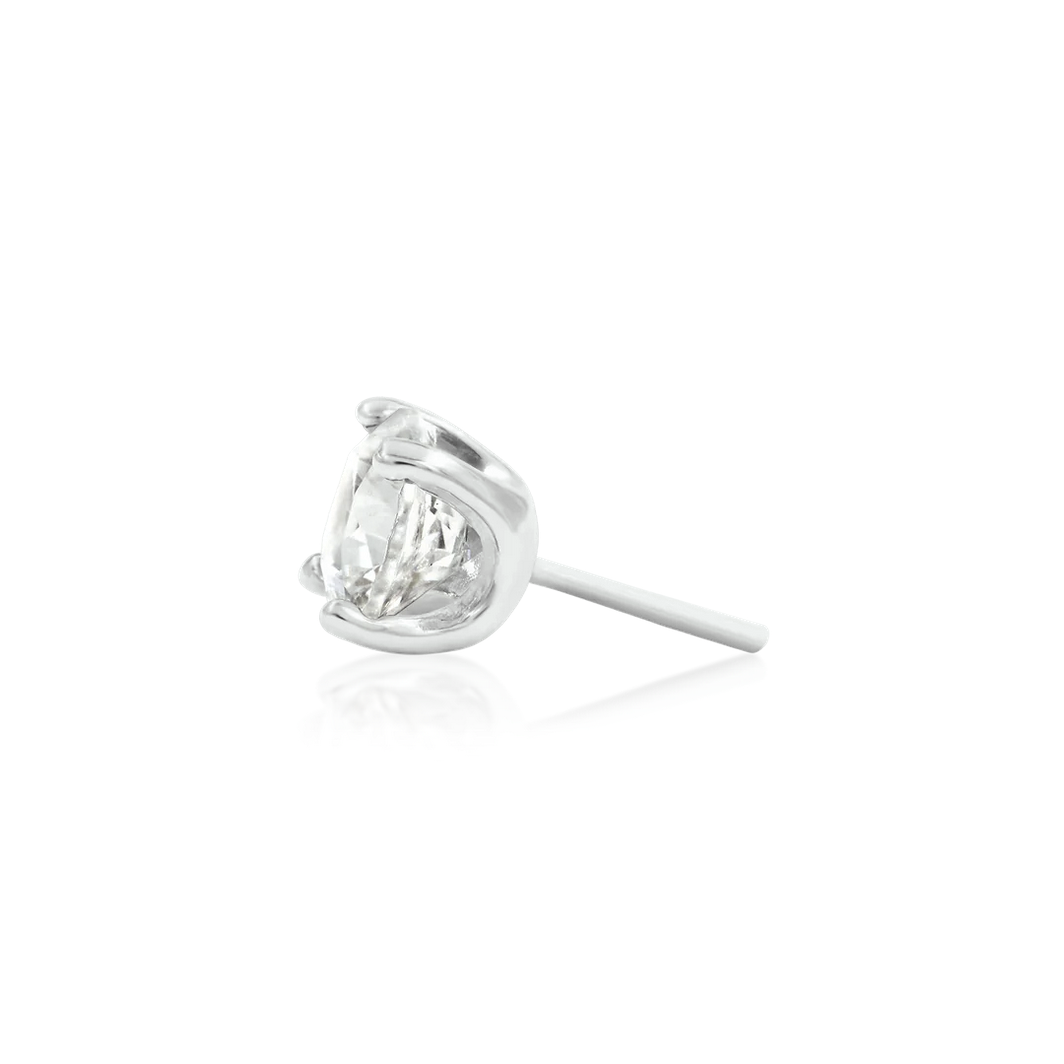 Higher Profile Prong Set CZ from Junipurr