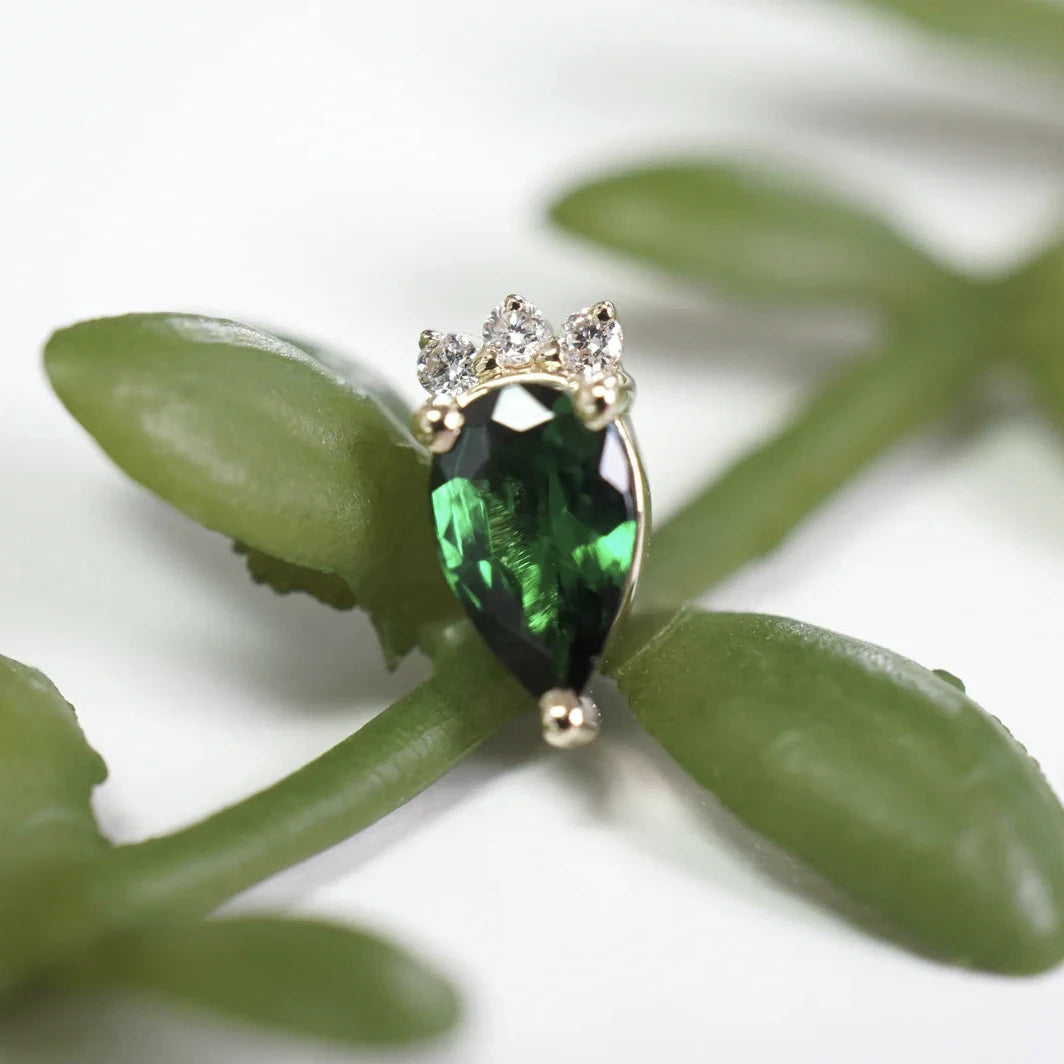 Leia - Pear Green Garnet from Modern Mood