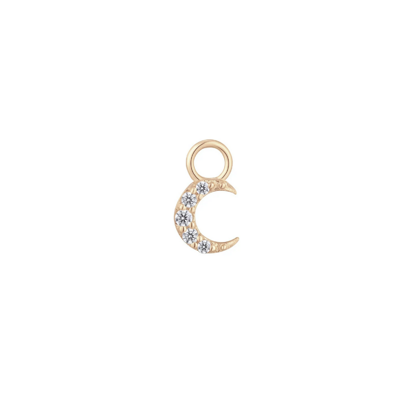 Lunette Charm with CZ From Buddha