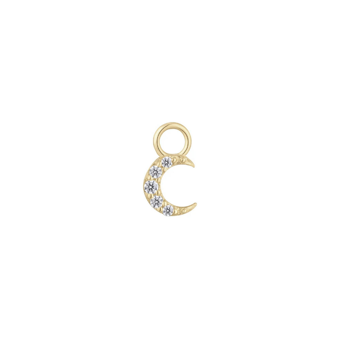 Lunette Charm with CZ From Buddha