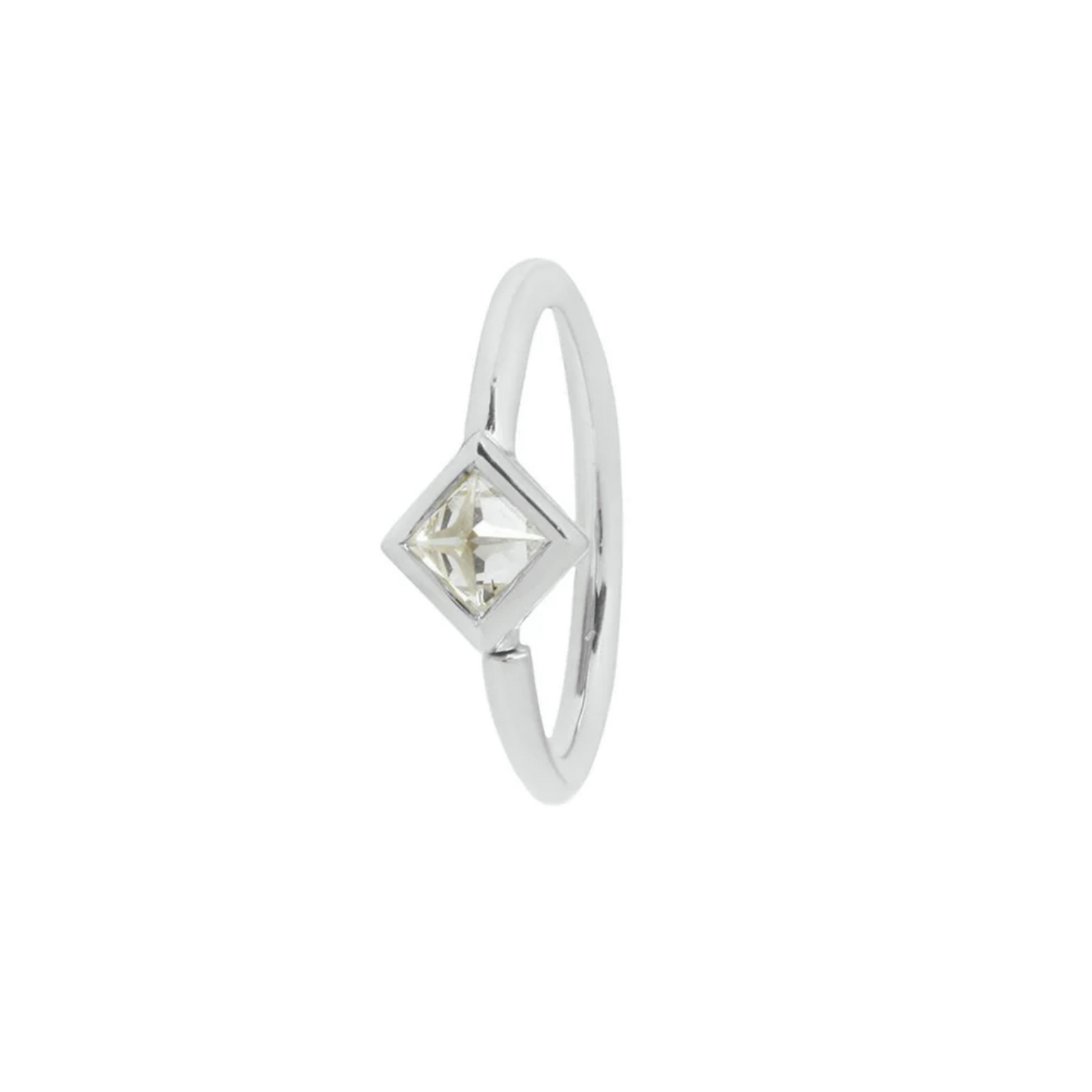 Mae Seam Ring with CZ From Buddha