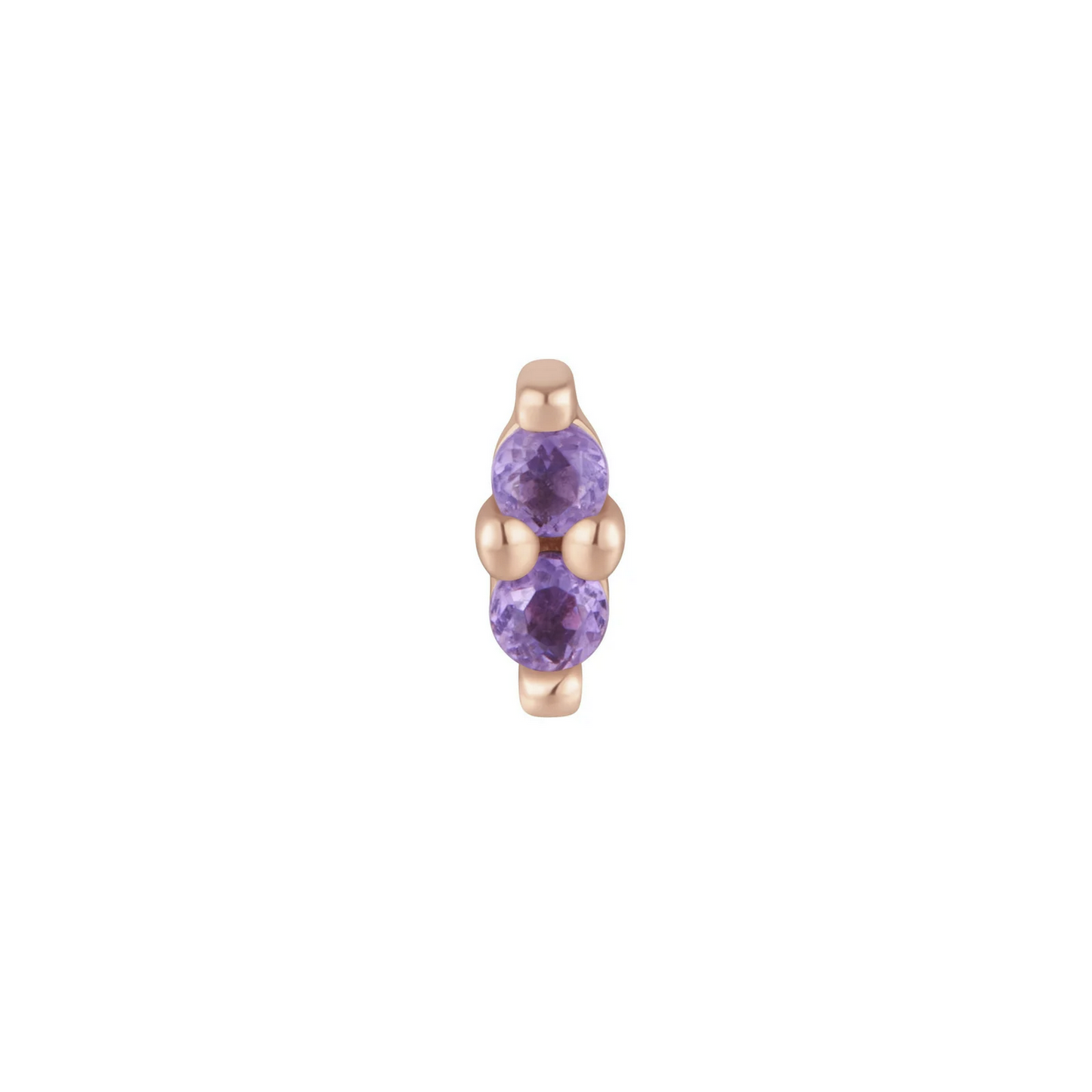 Mishka Two Prong with Amethyst From Buddha