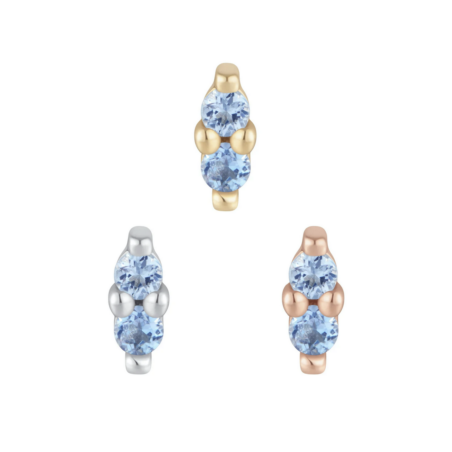 Mishka Two Prong with London Blue Topaz From Buddha