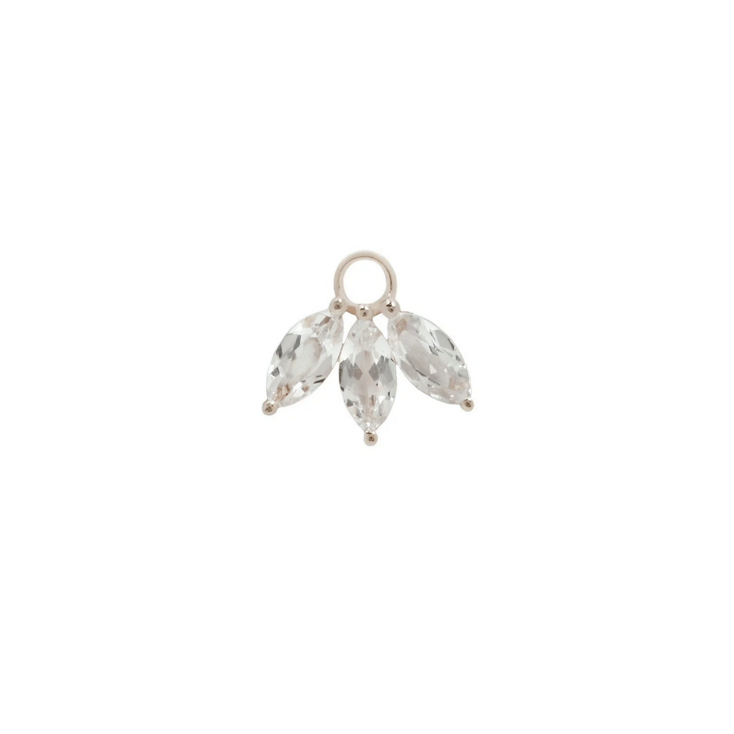 Moet Charm with White Topaz From Buddha