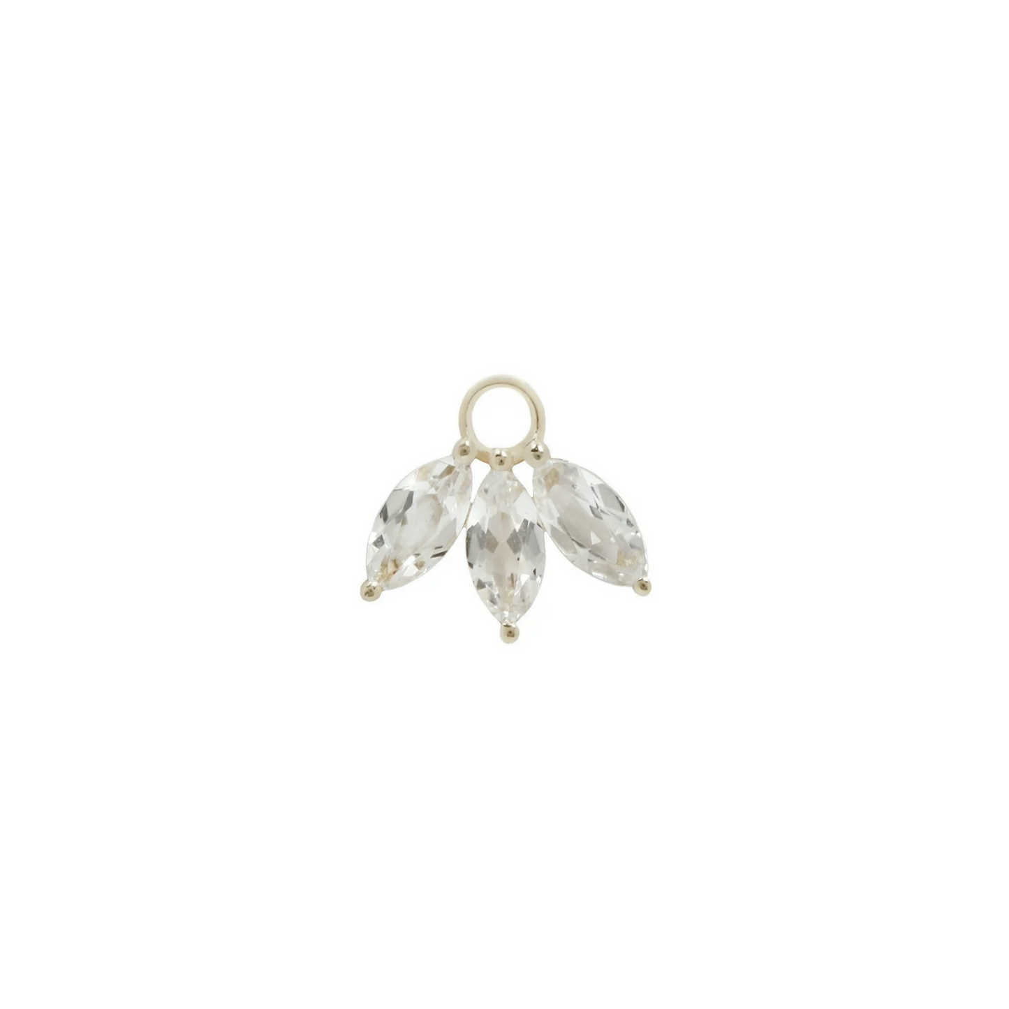 Moet Charm with White Topaz From Buddha