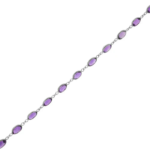 Oval Amethyst Chain from Norvoch