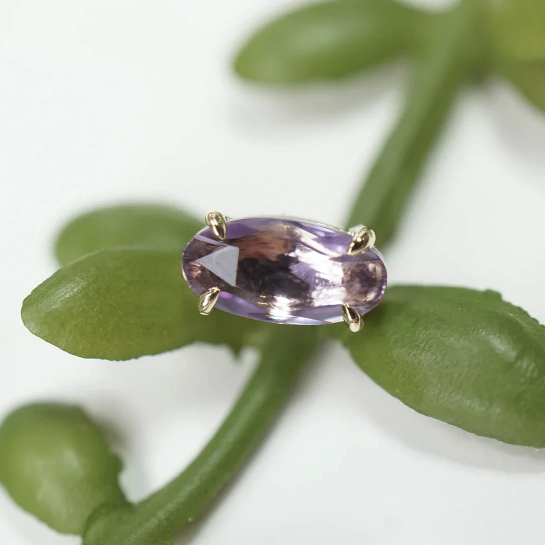 Oval Rosecut Gemstone Claw Set Solitaire from Modern Mood