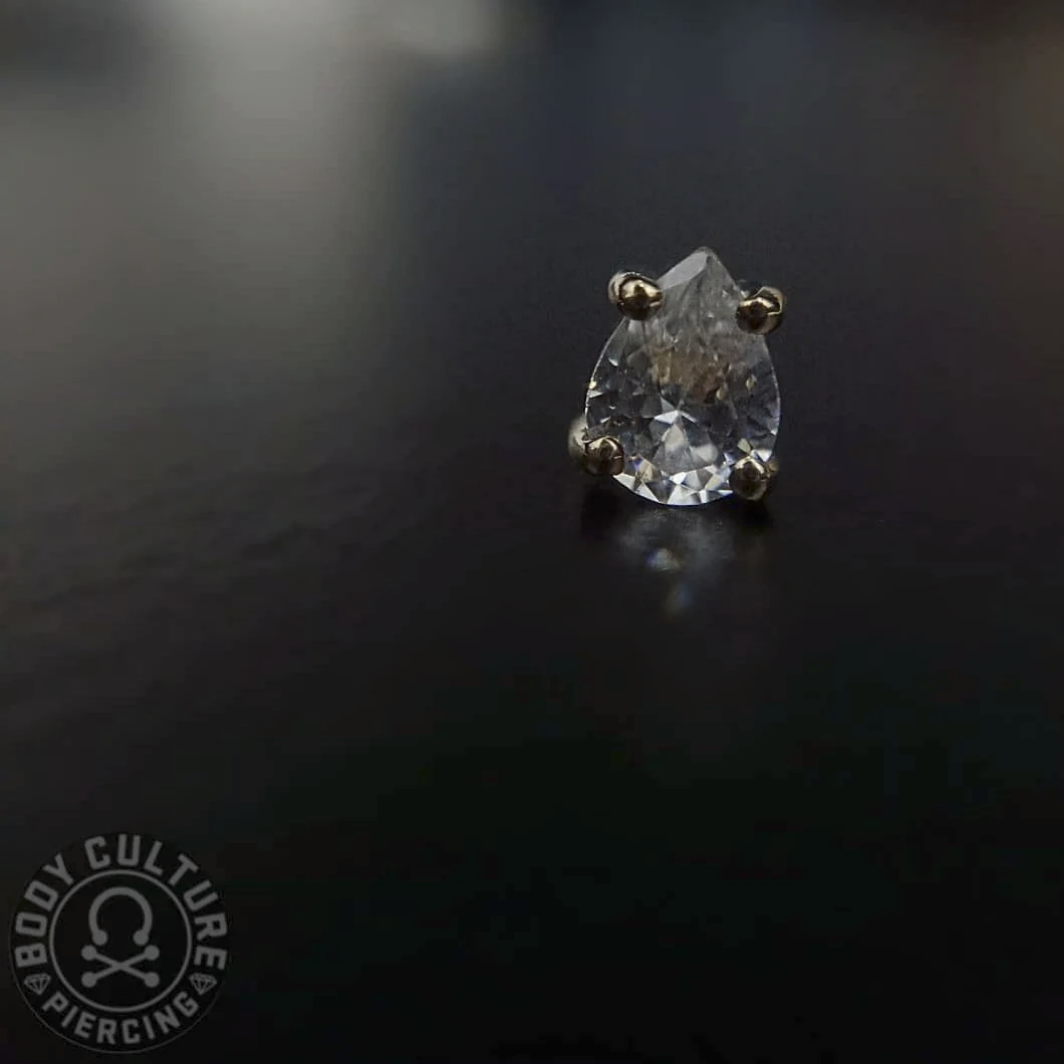 Pear Cut CZ from Junipurr