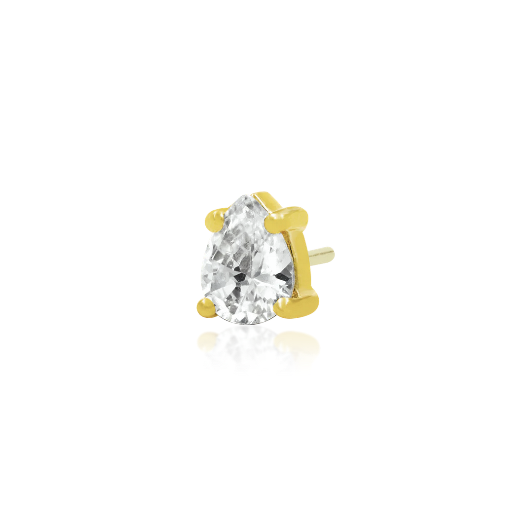 Pear Cut CZ from Junipurr