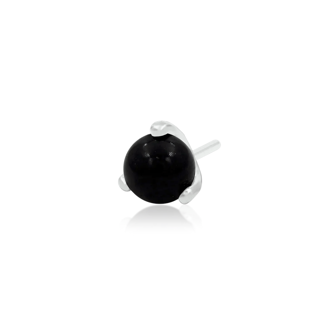 Prong Set Ball with Onyx from Junipurr