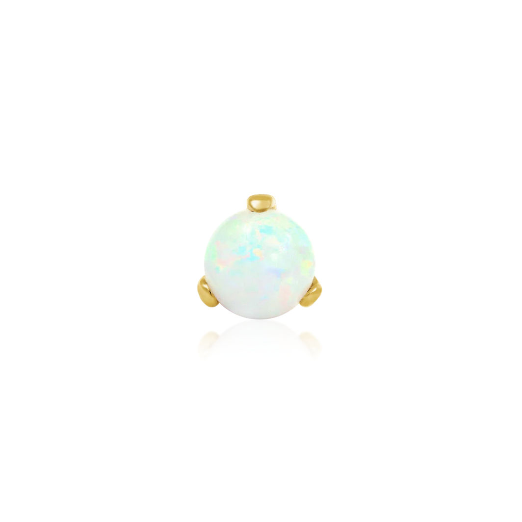 Prong Set Ball with Opal from Junipurr