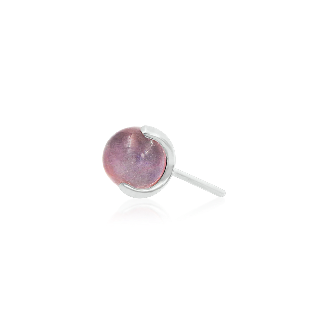 Prong Set Ball with Rose Quartz from Junipurr