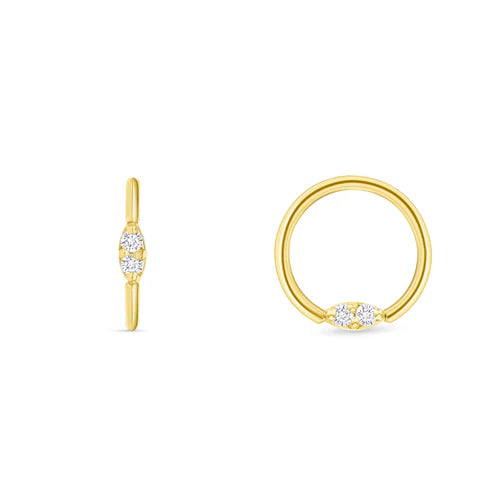 Prong Set Marquise Seamless Ring from Norvoch