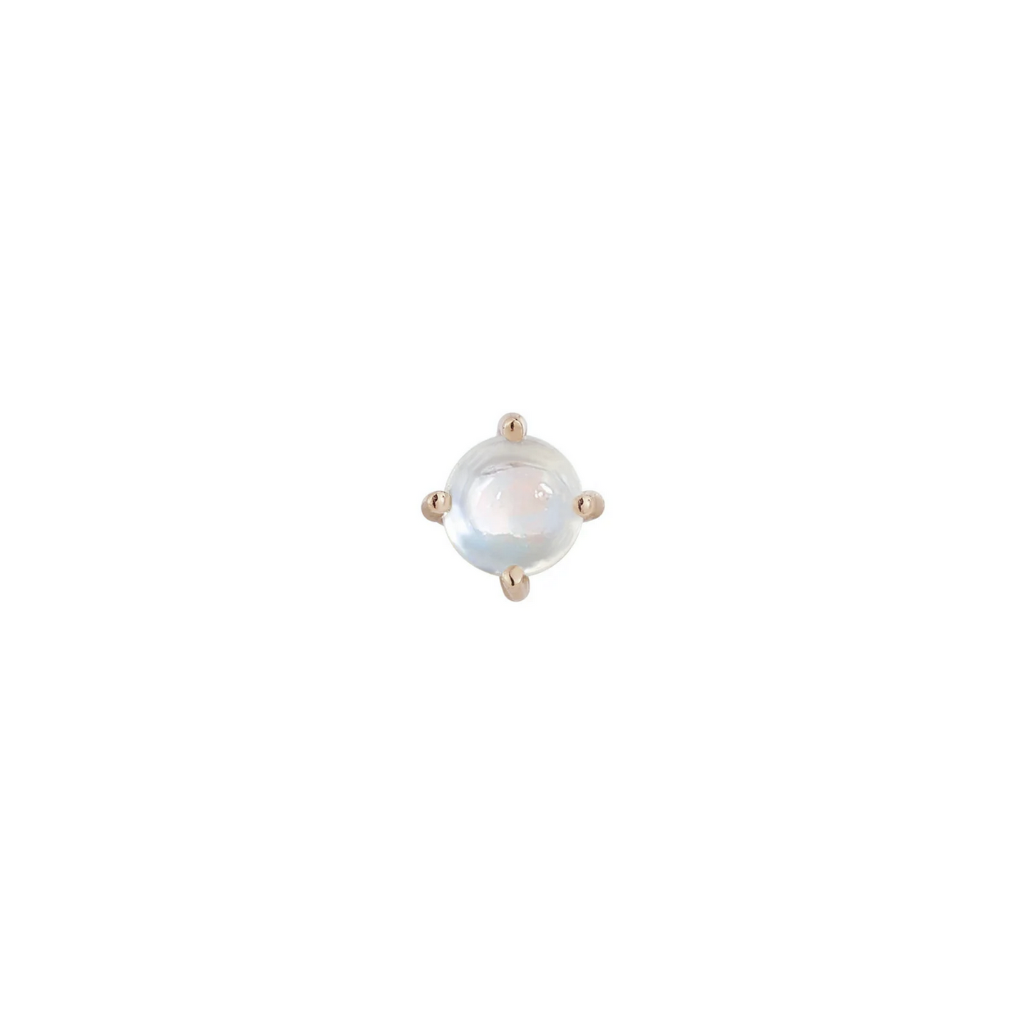 Rainbow Moonstone Prong From Buddha