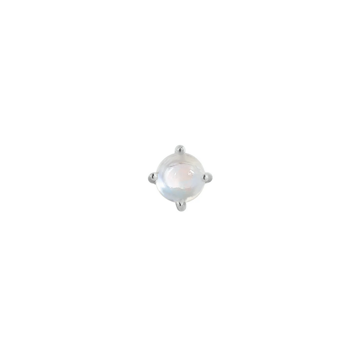 Rainbow Moonstone Prong From Buddha