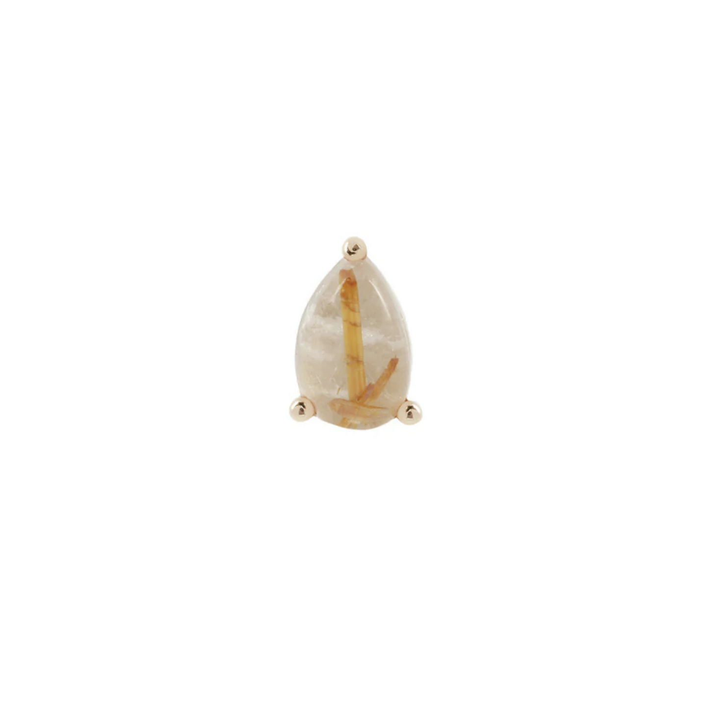 Rutilated Quartz Pear From Buddha