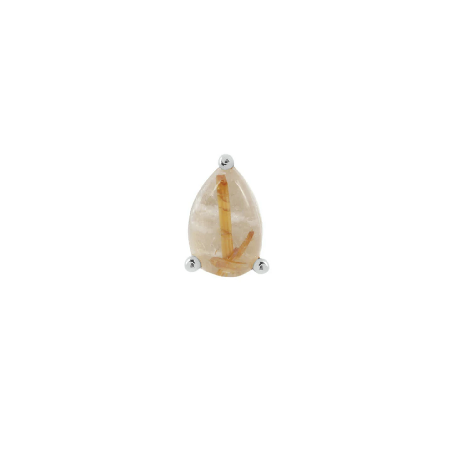 Rutilated Quartz Pear From Buddha