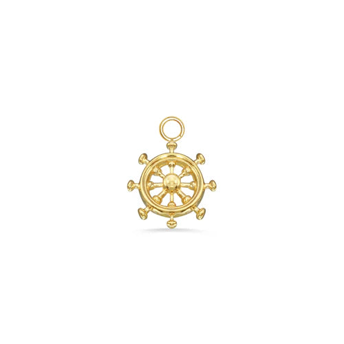 Ship Wheel Charm from Norvoch