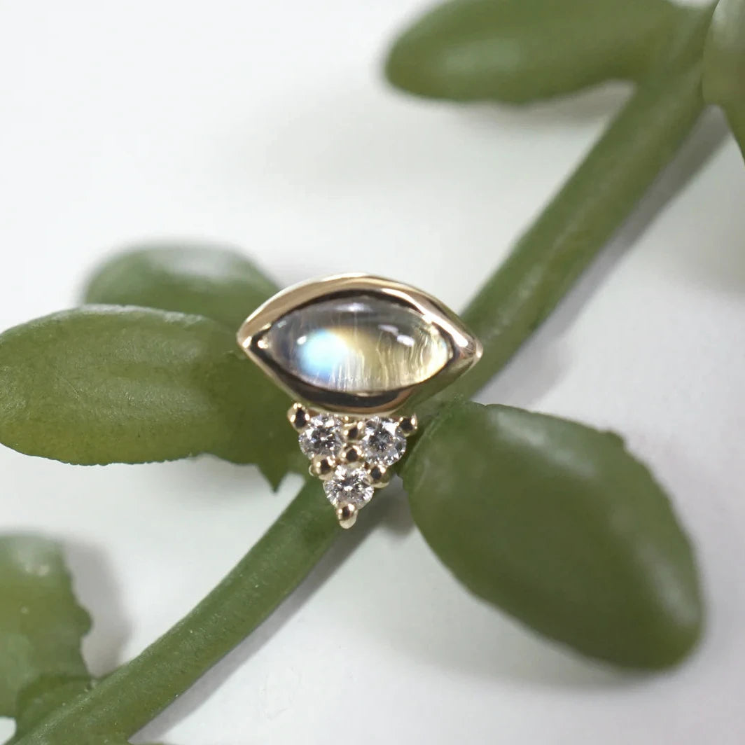 Skye Bezel Moonstone from Modern Mood