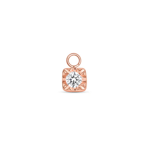 Square Prong with Gem Charm from Norvoch