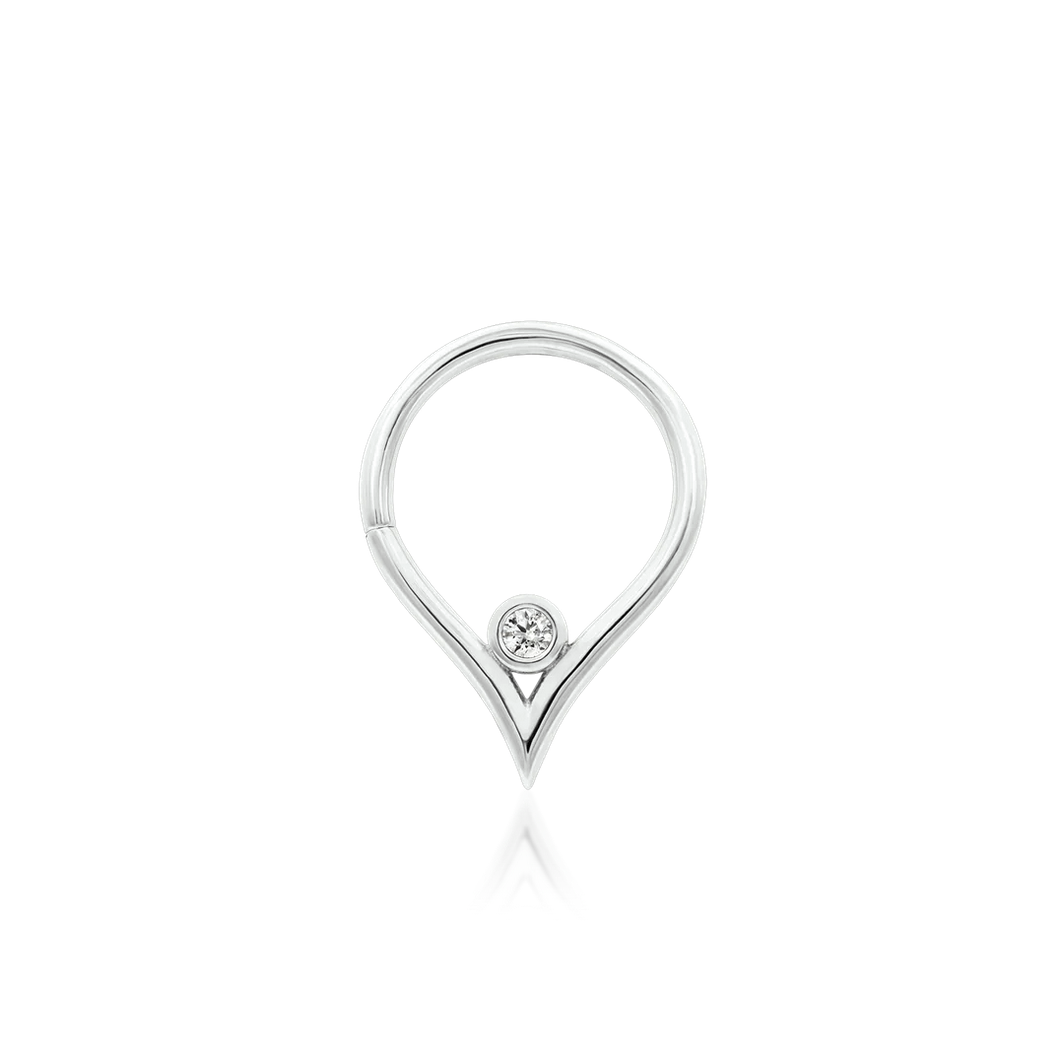 Susie Seam Ring with CZ from Junipurr