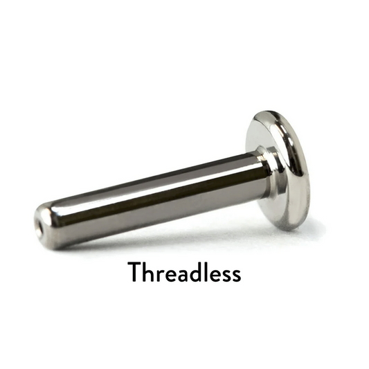 16G Threadless Titanium Labrets from Junipurr