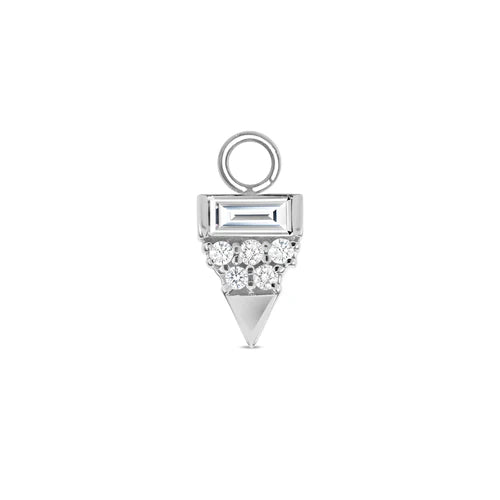 Triangle with Baguette Charm from Norvoch