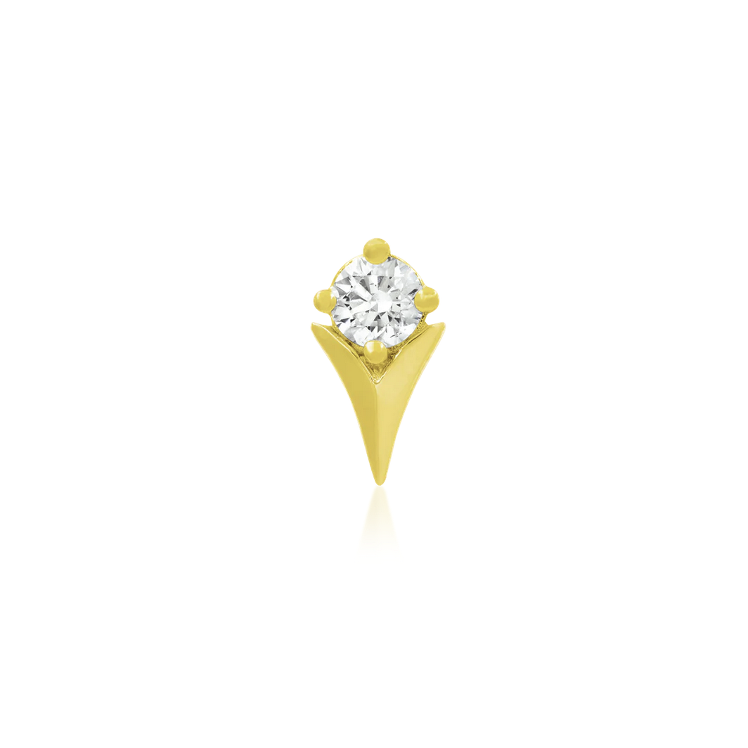 Tulip with CZ Stone from Junipurr