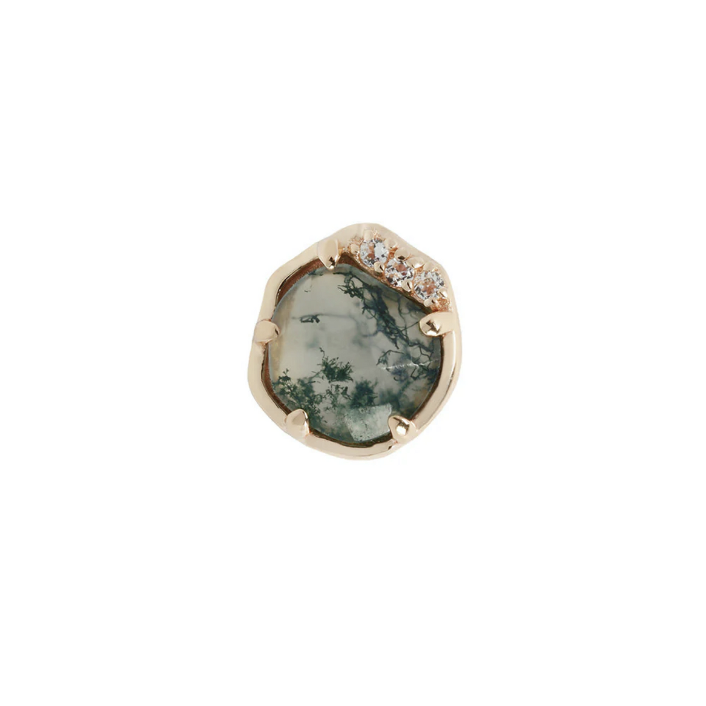 Vision with Moss Agate From Buddha