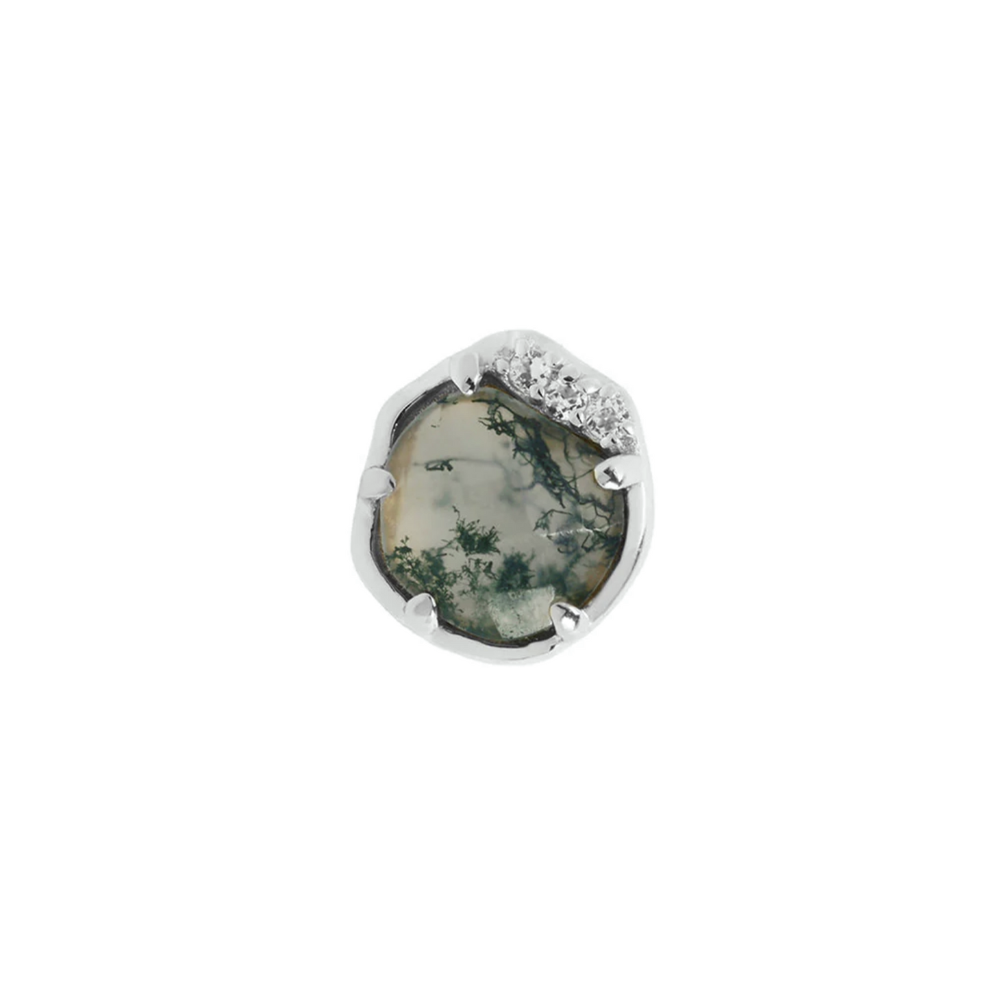 Vision with Moss Agate From Buddha